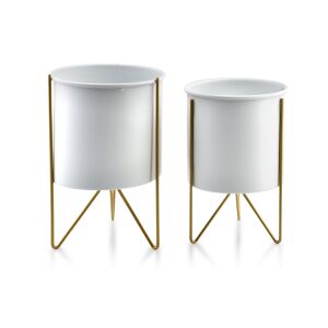 SWEN WHITE&amp;GOLD 2 darabos készlet 18xh26cm/16xh23cm-es burkolatokból