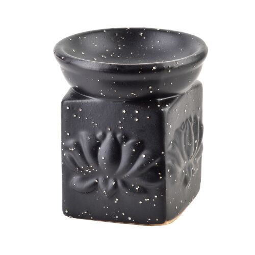 Illatolaj kandalló 7x7.5x5.5cm fekete matt pöttyökkel 127569152