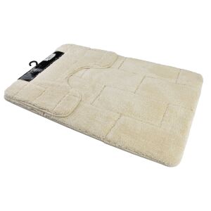 ZAC 2 darabos fürdőszobai szőnyeg készlet 50x40/50x80cm krém színben