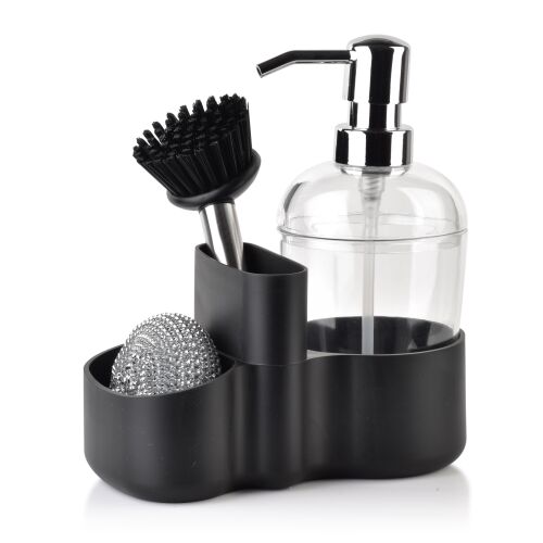 COOKINI BASIC KITCHEN Szappanadagoló kefével és súrolóval