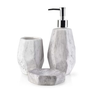 Set de baie ODETTE NATURAL 480ml 127569697 - Accesorii baie