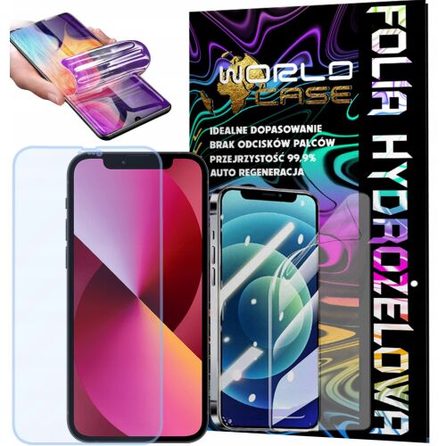 World Case iPhone 13 Mini hidrogél képernyővédő fólia, teljes fedés, karcálló, öngyógyító - Kijelzővédő fólia