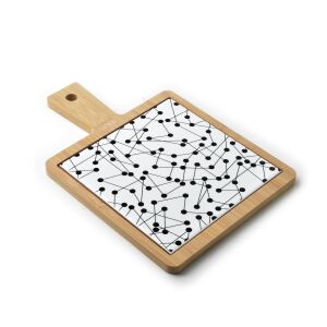 MODERN Konyhai tálalódeszka 17x17x1cm