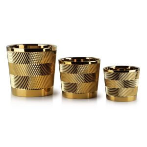 NEVA 3 db-os virágcserepek XL20xh19cm L16.5xh14.5cm M13.5xh11cm L16.5xh14.5cm M13.5xh11cm