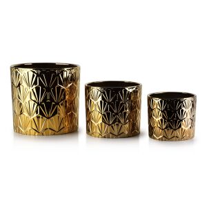 NEVA 3 db-os virágcserép készlet XL20xh19cm L16xh14cm M13xh12cm L16xh14cm M13xh12cm