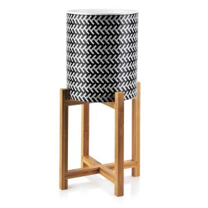 AVA BLACK DONITCH átmérője 20xh23cm állványon