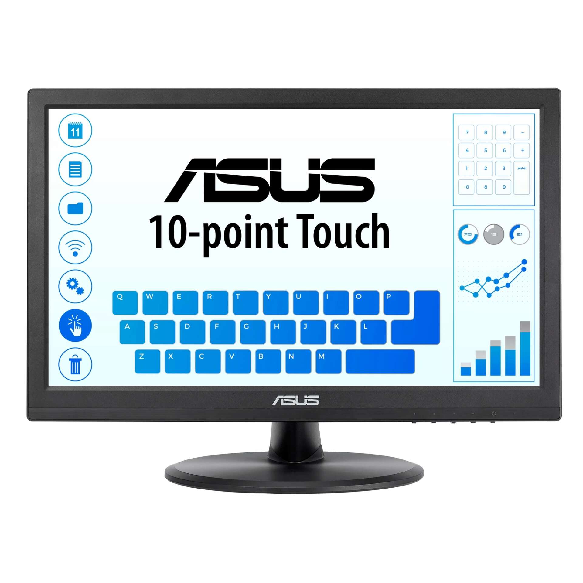 Asus VT168HR LED Monitor 15,6" TN, 1366x768, HDMI, D-Sub, touch