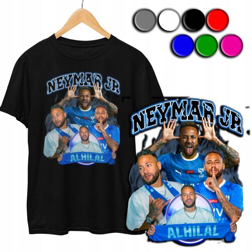 Neymar Jr. Al Hilal Gyerek Póló, Fekete, L-es Méret - Gyerek póló