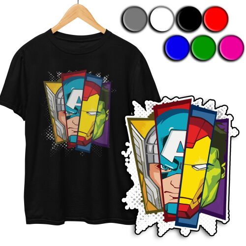 Avengers Marvel gyerek póló, szuperhős karakter ruházat - Baba és tipegő