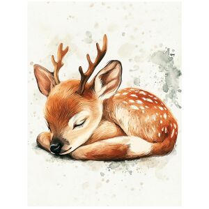 KERET FALI PLAKÁT ALVÓSzarvas 30x40 CM MATT PAPÍR 127613118 - Lakberendezés