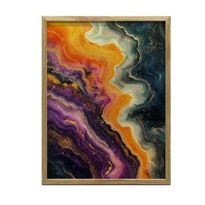 ALUMÍNIUM KERETES FALI PLAKÁT ÁLOM GALAXYA 50x70 CM 127615700 - Falikép