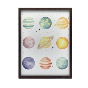 GOLDEN FRAME FALI PLAKÁT CSILLAG FELFEDEZÉSEK CSILLAGSÁG 40x50 CM 127620862 - Falikép