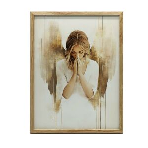 Wspólnota z Niebem, 50x70 cm, rama aluminiowa czarna, papier matowy 230 gsm 127621119 - Falikép