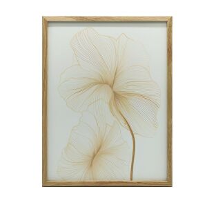 KERET FALI PLAKÁT FEKETE VIRÁGOK FINOM 30x40 CM 127628440 - Lakberendezés