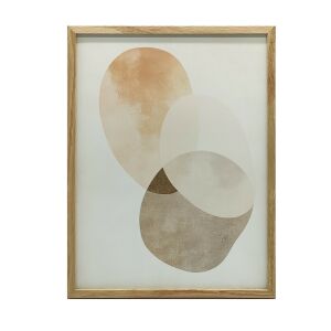 VÁSZONFESTÉS FALABSZTRAKT KÖRÖKRE MINIMALIZMUS 50x70 CM 127631767 - Falikép