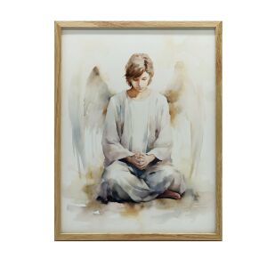 ALUMÍNIUM KERETES FALI PLAKÁT ANGYAL IMAPASZTELL 50x70 127631917 - Falikép