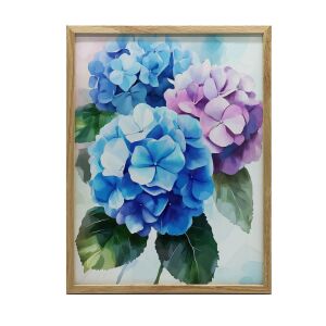 FALI PLAKÁT ALUMÍNIUM KERETBŐL PASTELL HYDRENSIONS 50x70 CM 127642290 - Falikép