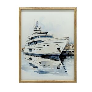 PLAKÁT FALRA ARANY KERETBEN TENGERI TÜKÖRÖK 50x70 CM 127645775 - Falikép