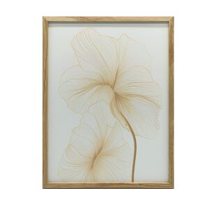 KERET FALI PLAKÁT FINOM VIRÁGOK SORBAN 50x70 CM FEKETE 127647663 - Falikép