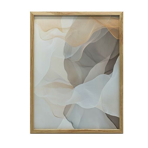 FEKETE KERETES FALI PLAKÁT ETHERICAL WAVE 50x70 CM 127649002