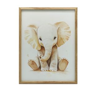 ARANY KERETES PLAKÁT FALRA KIS ELEFÁNT MINIMALIZMUS 50x70cm 127656598 - Falikép