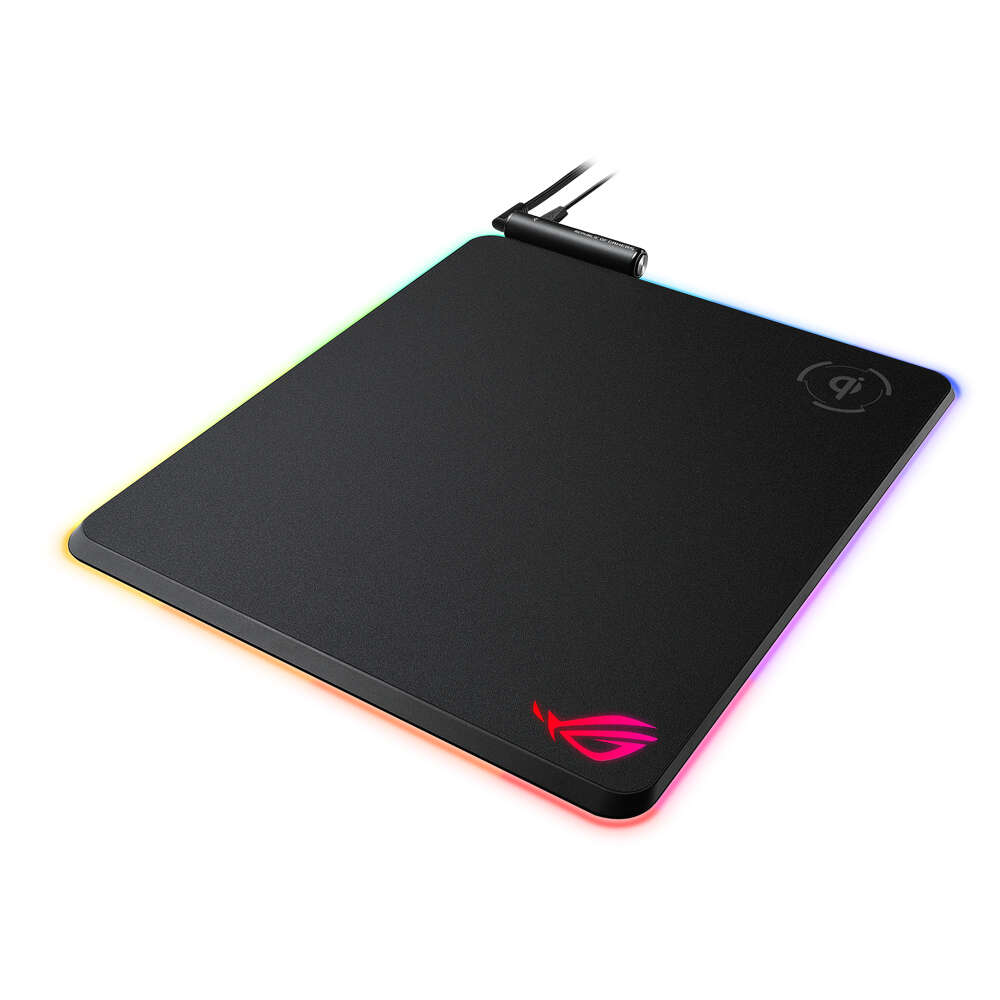 ASUS ROG Balteus Egérpad, Qi Játékhoz alkalmas, Fekete, NH01 ROG...