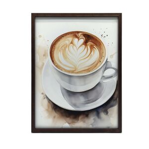 FALI PLAKÁT FEKETE KÁVÉKERETBEN ELEGÁNS STÍLUSBAN 30x40cm 127672394 - Lakberendezés