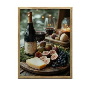 VÁSZONFESTÉS RUSZTIKUS TÉLI KLÍMA FALHOZ 50x70 CM 127676369 - Falikép