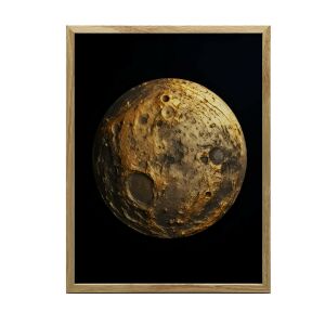 FRAME FALI PLAKÁT GOLDEN NIGHT 50x70 CM ALUMÍNIUM GOLD KERET 127677839 - Falikép