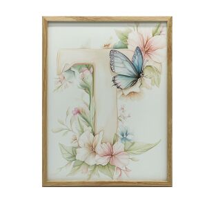 FALI PLAKÁT FEKETE VIRÁGOS KERETBEN GYERMEKEKNEK 50x70 CM 127678693 - Falikép