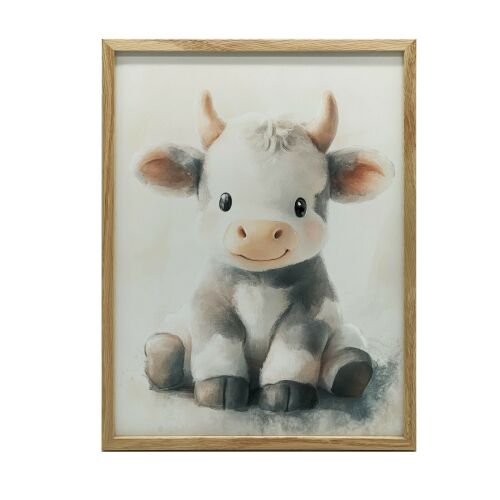 FEKETE KERETES FALI PLAKÁT ARNYI TEHÉN 50x70 CM 127679075