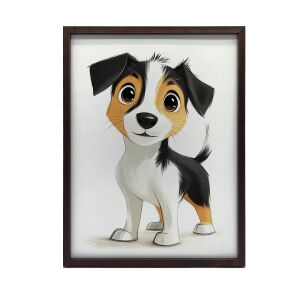 FRAME WALL PLAKÁT KUTYA JACK RUSSELL TERROR 30X40 CM 127684686 - Lakberendezés