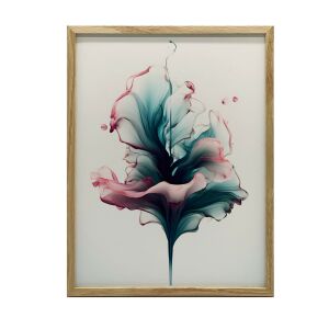 KERET FALI PLAKÁT FOLYÓ TÜKRÖZŐDÉS VIRÁGOK NAPPALI 30x40 CM 127686057 - Lakberendezés