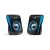 Genius SP-Q180 blue computer speakers