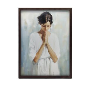 KERET FALI PLAKÁT NYUGULÓ TÜKRÖZŐDÉS VALLÁSI 30x40 CM 127691817 - Lakberendezés