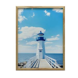 KERET FALI PLAKÁT SEA ELEGANCE FEKETE ALUMÍNIUM 30x40 127704895 - Prezentációs eszköz