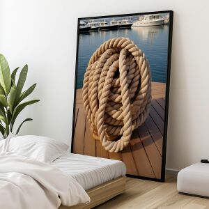 FEKETE KERETES FALI PLAKÁT SEA HARMONY 30x40 CM MATT 127713087 - Lakberendezés