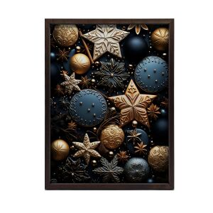KERET FALI PLAKÁT A KARÁCSONYI GYÖMBÉRTÖK SZÉPSÉGE 30x40 CM 127717059 - Lakberendezés