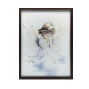 KERET FALI PLAKÁT EGY LÁNY ANGYALI IMÁJA 50x70 CM 135902165 - Falikép