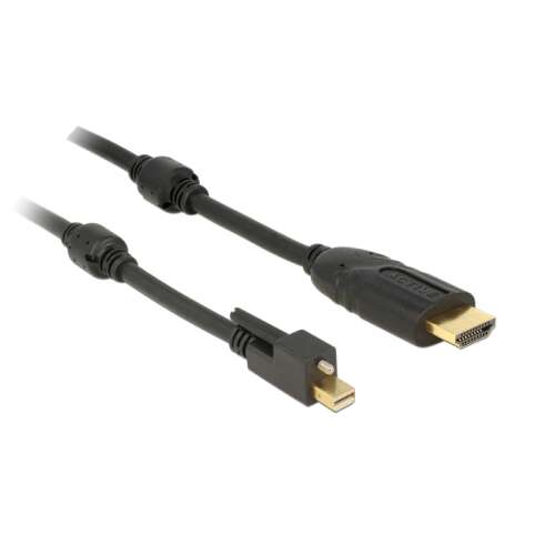 DeLOCK Mini DisplayPort - HDMI kábel, 3 méter, fekete