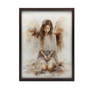 KERET FAL PLAKÁT ANGYAL TÉRDEZŐ SZELLEMI HARMÓNIA 30x40 127750206 - Lakberendezés