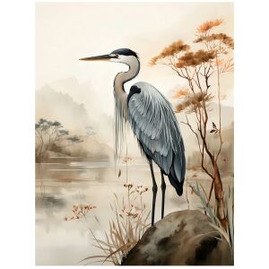 ARANYKERETES FALI PLAKÁT SÉTA A KÖDES TÓ MELLÉL 40x50cm 127752815 - Falikép