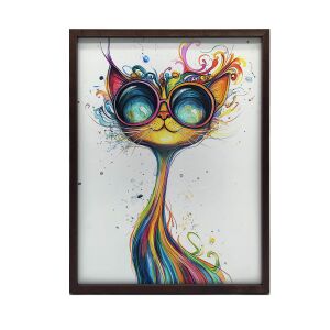 FALI PLAKÁTMACKA SZEMVEVEGES ALUMÍN KERETBEN 30x40 CM 127763990 - Lakberendezés