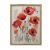 KERET FALI PLAKÁT PIROS MÁK Akvarell színben 40x50 CM ARANY 127767174