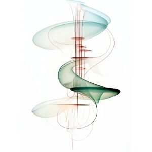 FALI PLAKÁT GÖRBELI HARMÓNIÁJA FEKETE KERETBEN 30x40 CM 127769087 - Lakberendezés