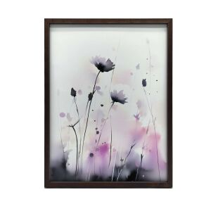 FEKETE KERETES FALI PLAKÁT LILA RÉT 40x50 CM 127777217 - Falikép