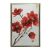KERET FALI PLAKÁT PIROS VIRÁGOK MINIMALISTA 40x50 CM 127779388