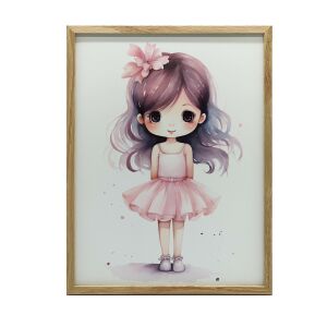 ALUMÍNIUM KERETES FALI PLAKÁT KIS HERCEGNŐ 40x50 CM 127784534 - Babaszoba dekoráció