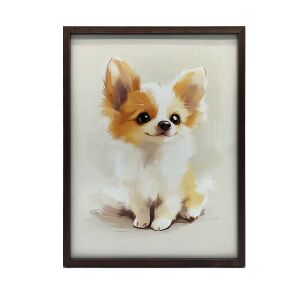 GYERMEK FALI PLAKÁT ARNYI CORGI FEKETE KERETBEN 30X40 127801907 - Lakberendezés
