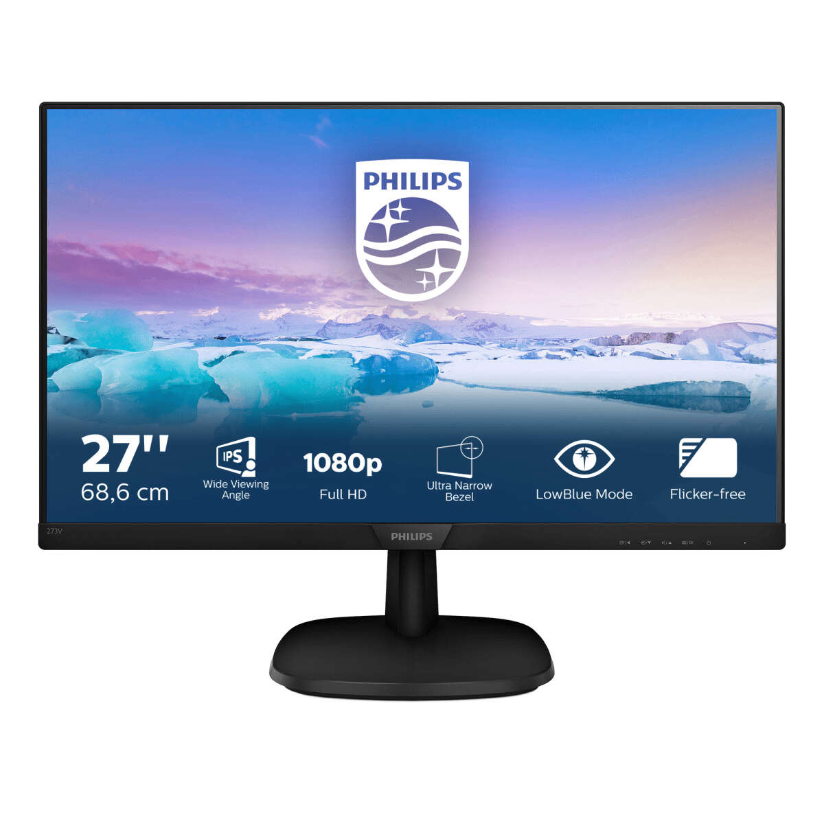 Philips 273v7qjab ips monitor, 27", 1920x1080, 16:9, 250cd/m2, 4m...